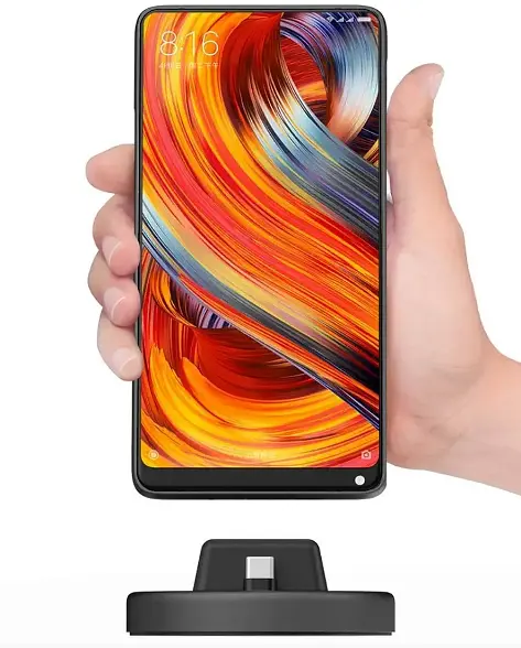 Зарядний пристрій для Xiaomi IQUNIX Panki Type-C Mobile Phone Charging Treasure Bracket Black - фото 5