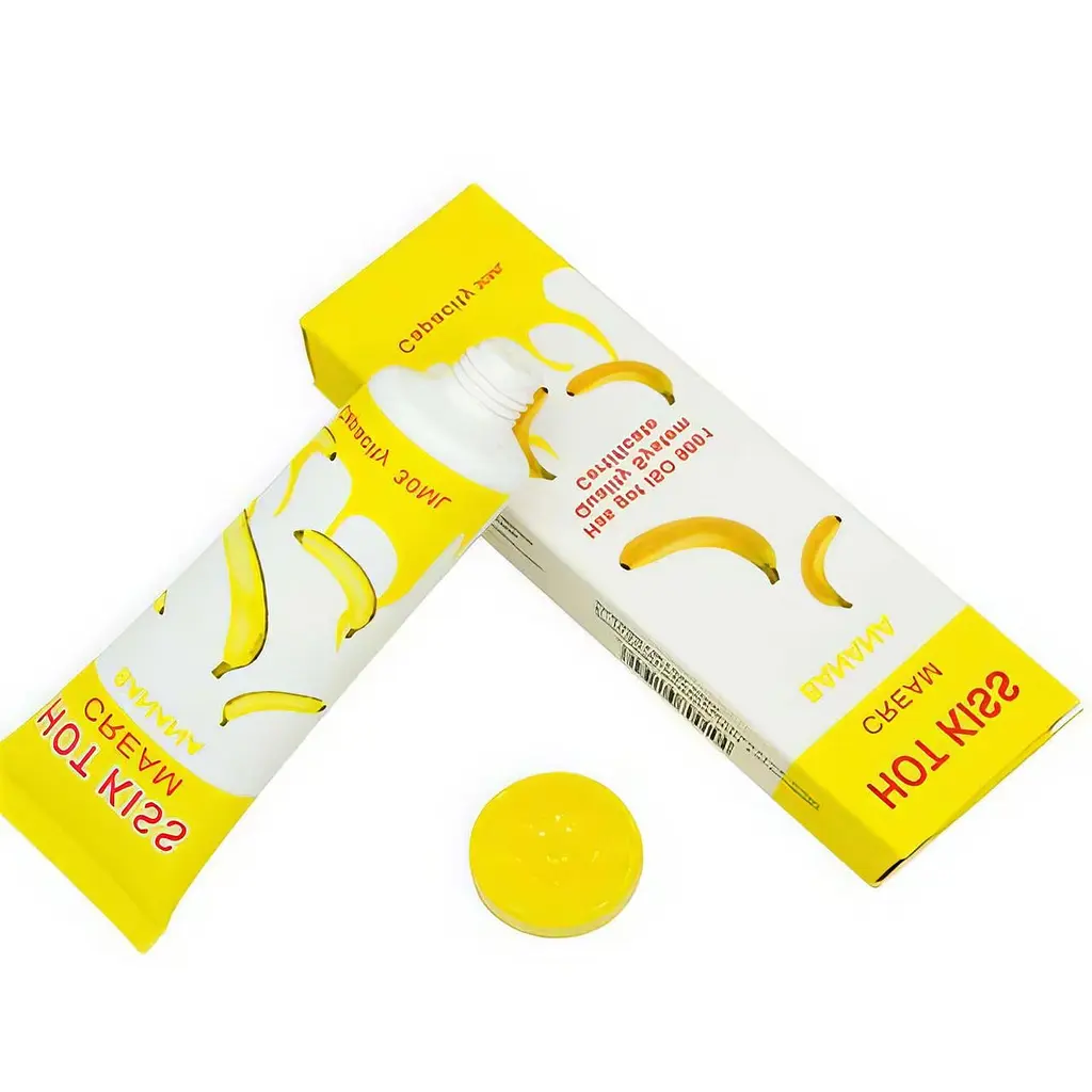 Гель-лубрикант зволожуючий Hot Kiss на водній основі зі смаком банану 30 мл - фото 2