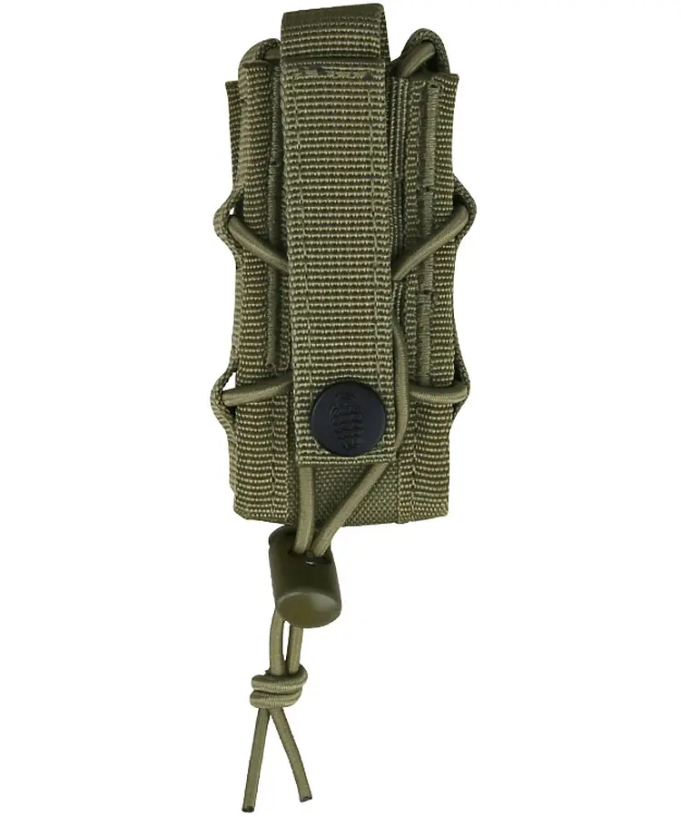 Підсумок для пістолетного магазина Kombat UK Single Pistol Mag Pouch Койот (1000-kb-spmp-coy) - фото 2