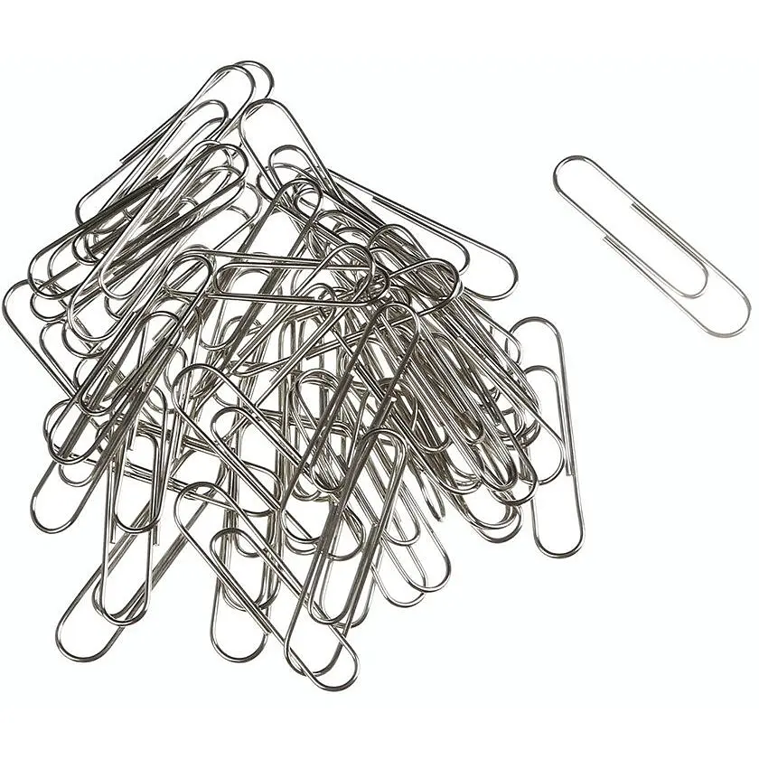 Скрепки никелированные Buromax 33 мм 100 шт. (BM.5003) - фото 2