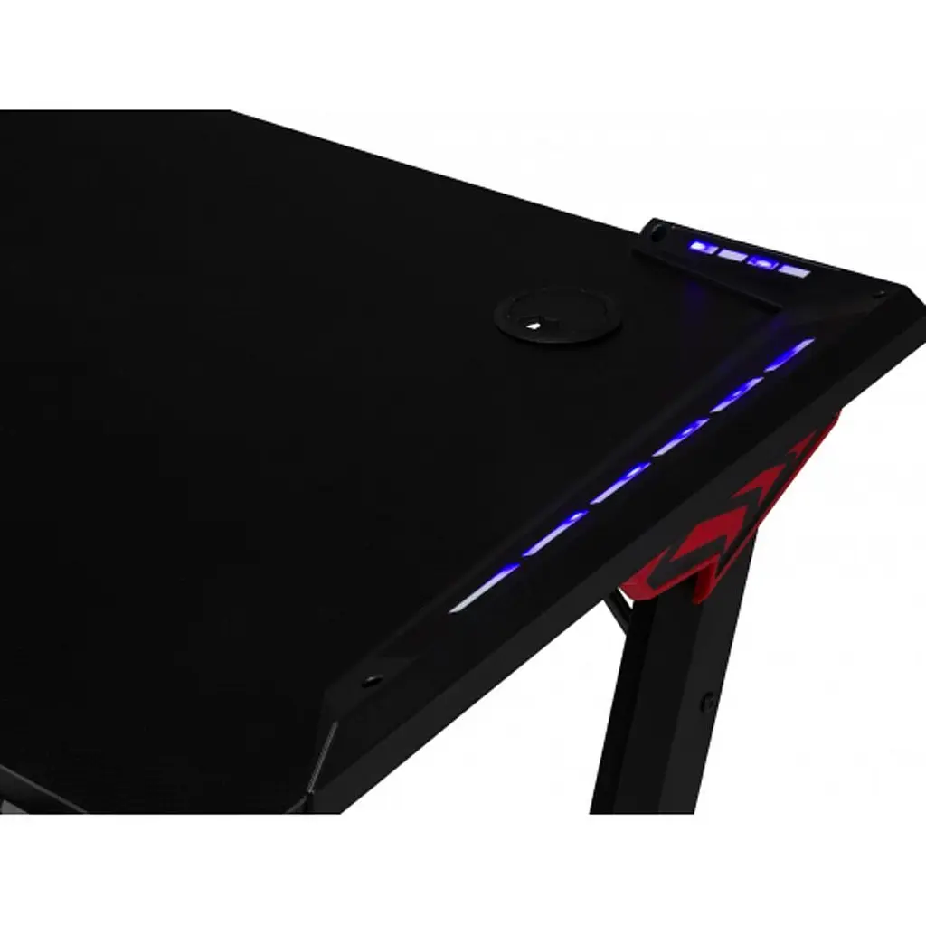 Комп'ютерний ігровий стіл GT Racer T-1212 Black [125775] - фото 6