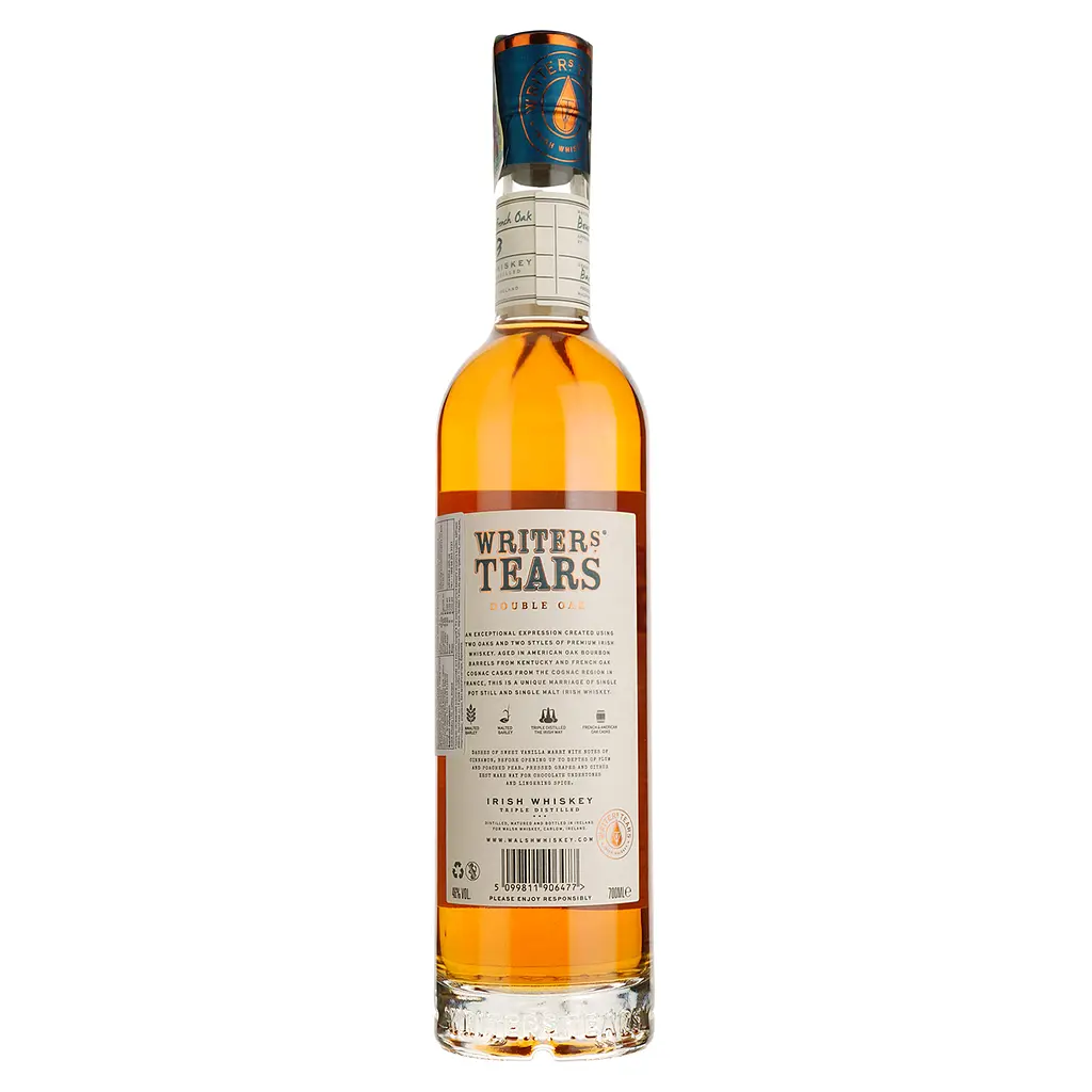 Виски Writers Tear's Double Oak Irish Whiskey, 46%, 0,7 л (8000019133683) - фото 3