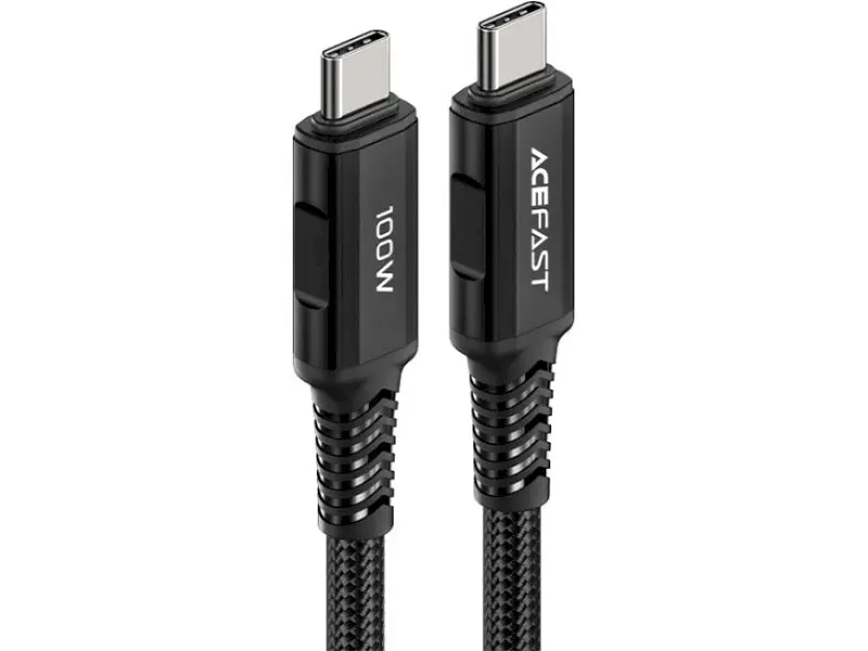 Кабель Acefast C4-03 USB-C to USB-C 100W 2м Black (6974316280996)