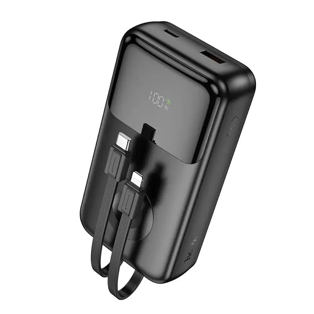 Портативное зарядное - повербанк Hoco Q28A 20000mAh 22.5W черный - фото 3