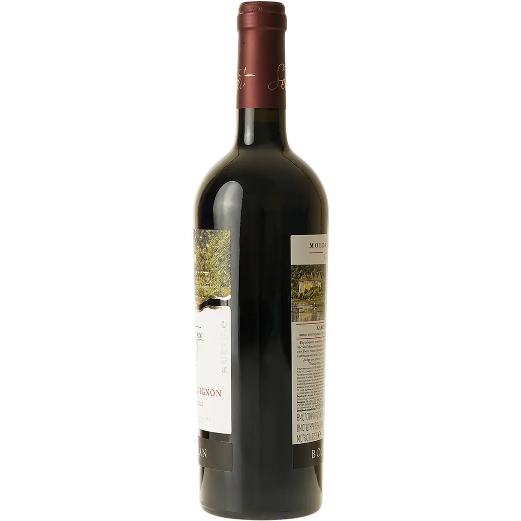 Вино Bostavan Cabernet Sauvignon, 12,5%, 0,75 л (AU8P011) - фото 2