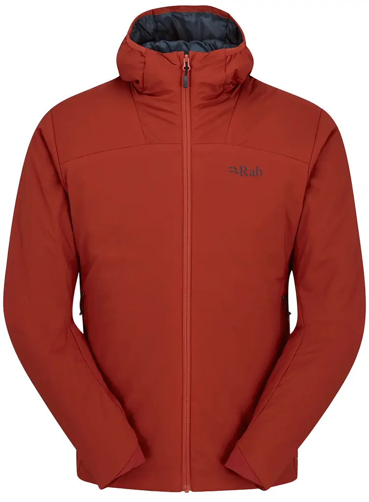 Мужская легкая утепленная куртка Rab Xenair Alpine Light Jacket M Темно-червоний - фото 2
