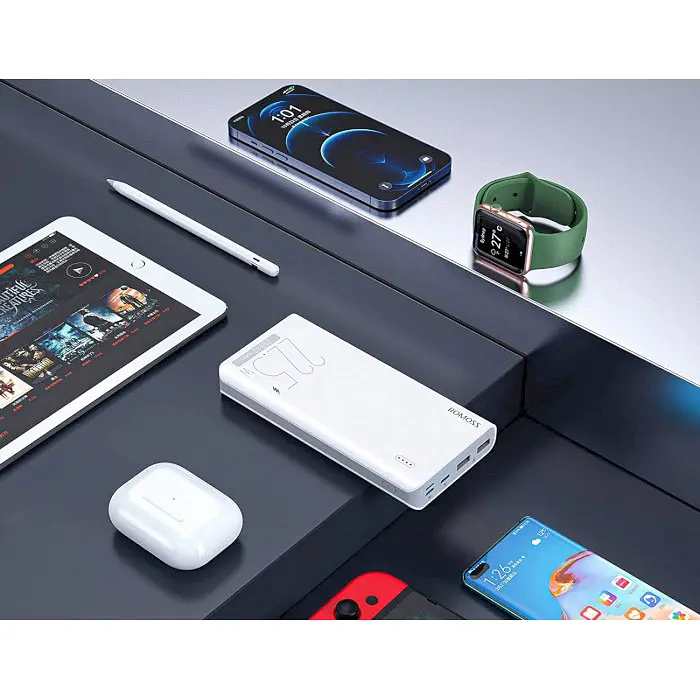 Внешний аккумулятор Romoss Sense 8F 30000mAh 22.5W White [PHP30-711-1133H] [120782] - фото 5