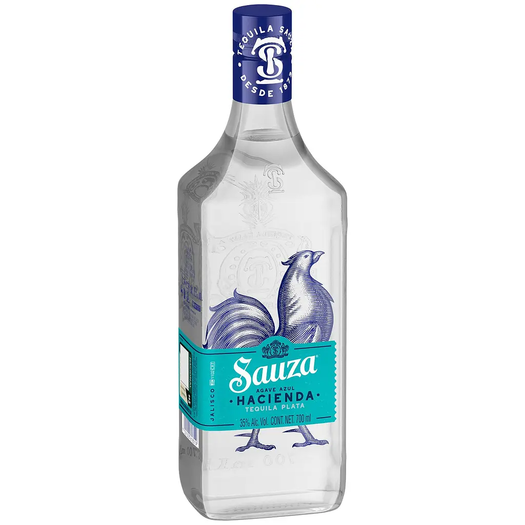 Текіла Sauza Hacienda Tequila Plata 35% 1.4 л (2 шт. х 0.7 л) - фото 3