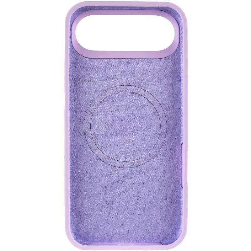 Чехол Epik Silicone Case Full Protective (AA) V2 with MagSafe для Apple iPhone 17 Air (6.5) Сиреневый / Lilac - фото 3