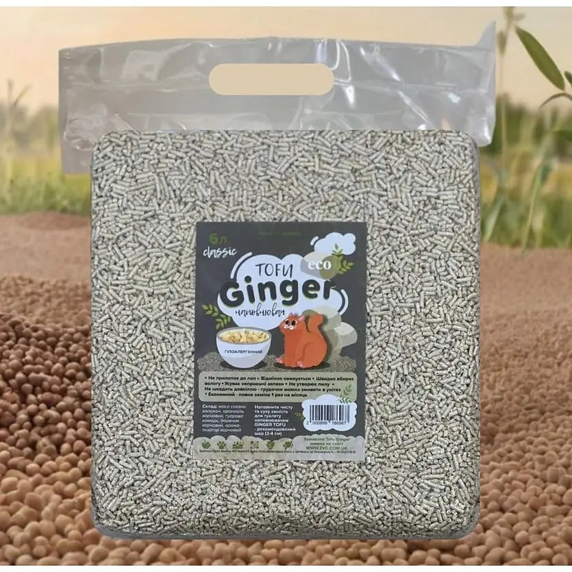 Наповнювач соєвий Ginger Tofu класік 6 л (37123) - фото 2