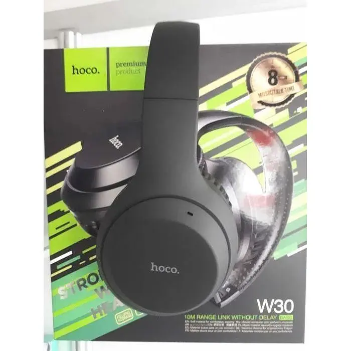 Наушники Hoco w30 накладные беспроводные 8 часов с картой Microsd - фото 5