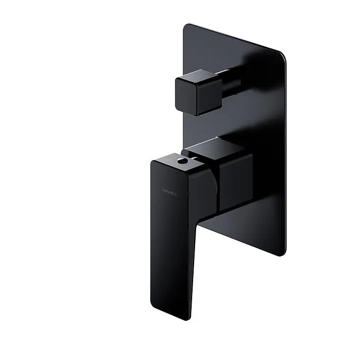 Змішувач прихованого монтажу для душу Omnires Parma black mat (PM7435BL)