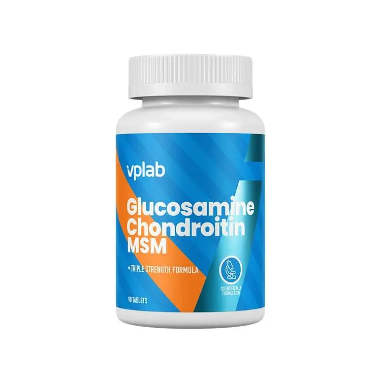 Препарат для суглобів і зв'язок VPLab Glucosamine Chondroitin MSM, 90 таблеток - фото 2