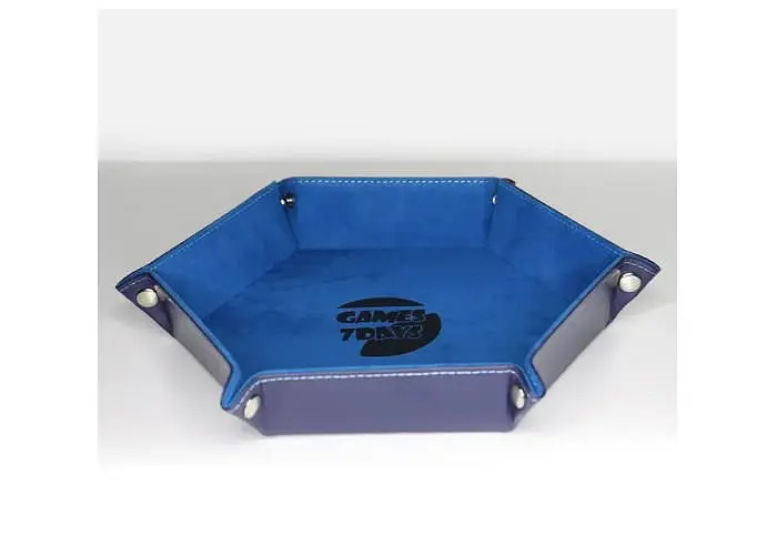 Настільна гра Games 7 Days Лоток для кубиків Hexagon dice tray - Light blue (g7dhexdt02) - фото 5