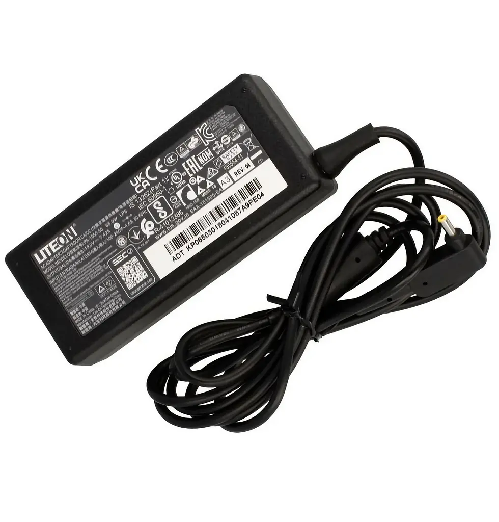 Блок живлення (зарядка) для ноутбука Acer 65W LITEON PA-1650-50 (19V 3,42А 3,0x1,1мм) KP.06503.018, 65W, 19V, 3.42A, 3,0ммx1,1мм - фото 5