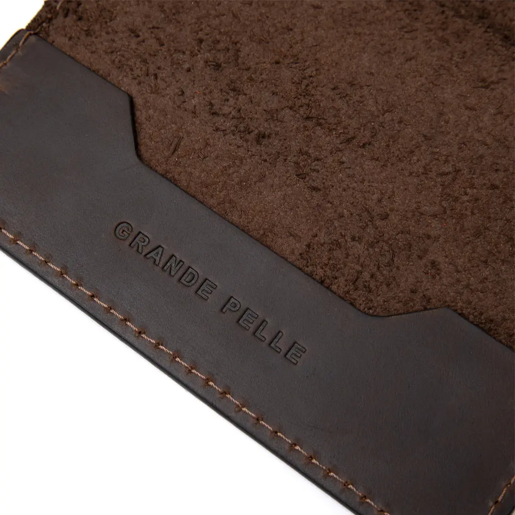 Шкіряна обкладинка для документів GRANDE PELLE 10х13,5х0,5 см acs0018505 - фото 4