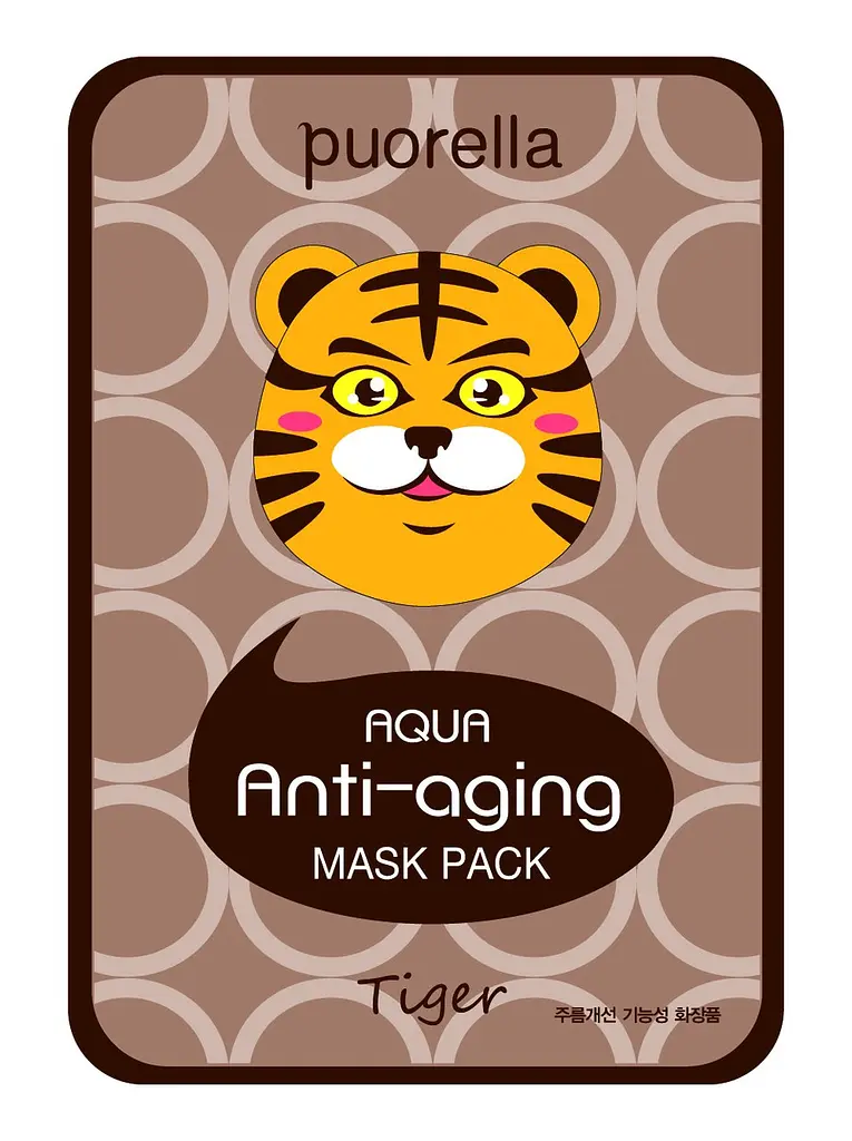 Тканинна маска для обличчя Тигр Puorella animal mask sheet Tiger