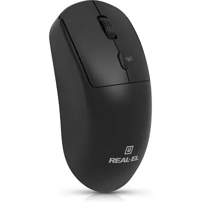 Комп'ютерна мишка Real-El RM-317W Wireless Black (EL123200052) - фото 7