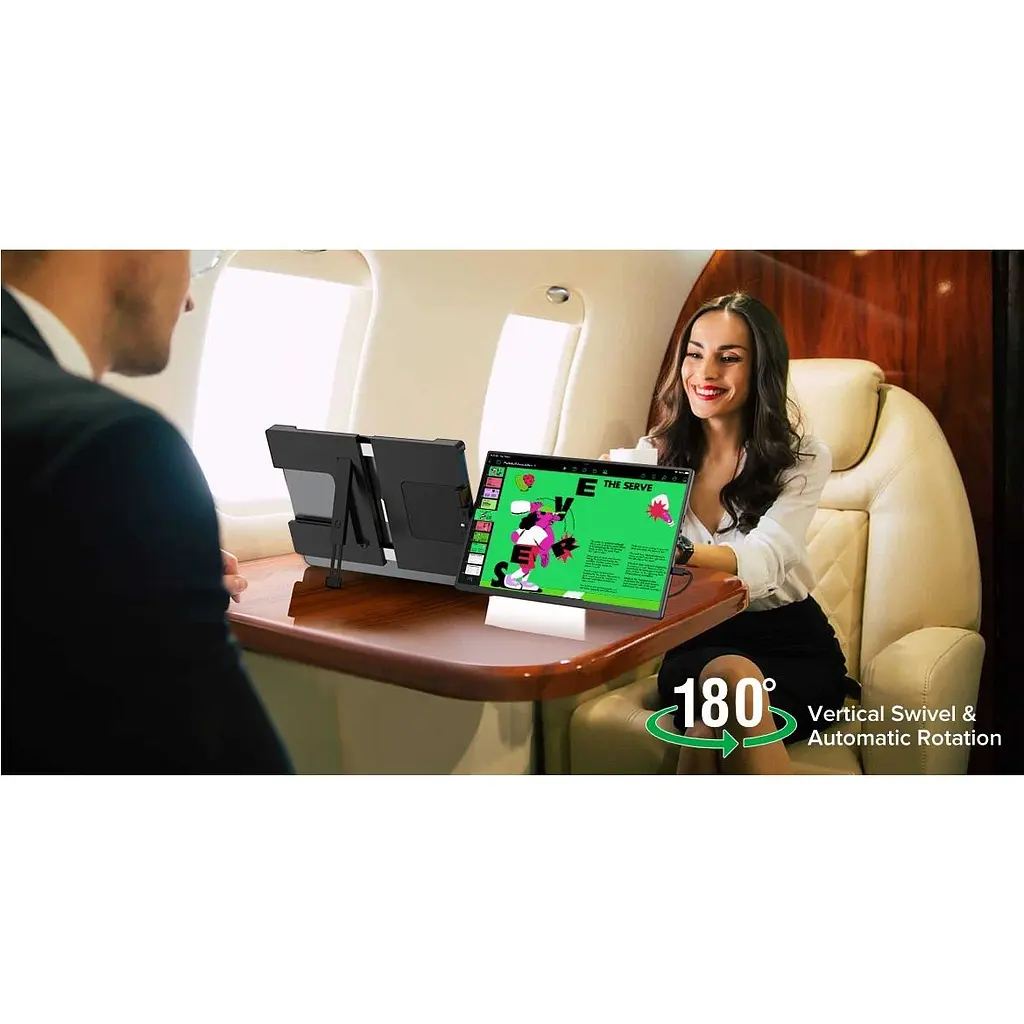 Портативний монітор UPERFECT 14` 2K Triple with 360° [116434] - фото 11