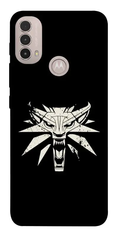 TPU чохол Demsky Wolf medallion для Motorola Moto E40