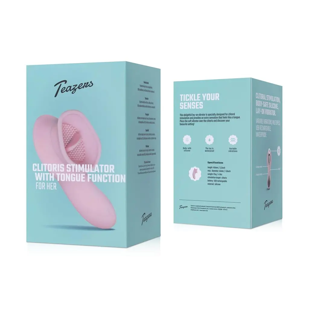 Вибратор для клитора Teazers Clitoral Stimulator (розовый) - фото 11