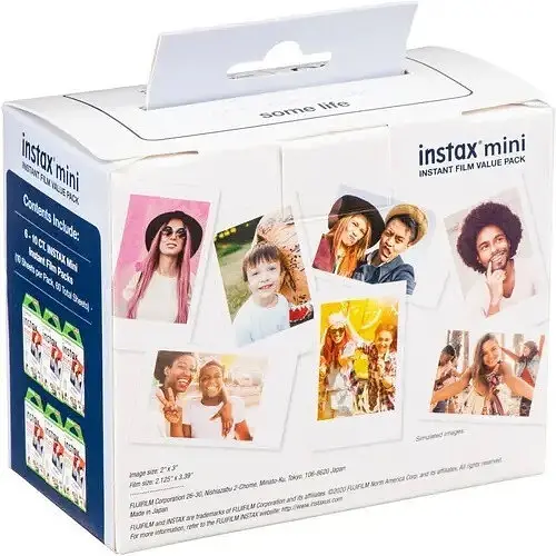 Фотопапір для камери Fujifilm Instax Mini Instant Film 60 аркушів (6 картриджів) (600016111) - фото 2
