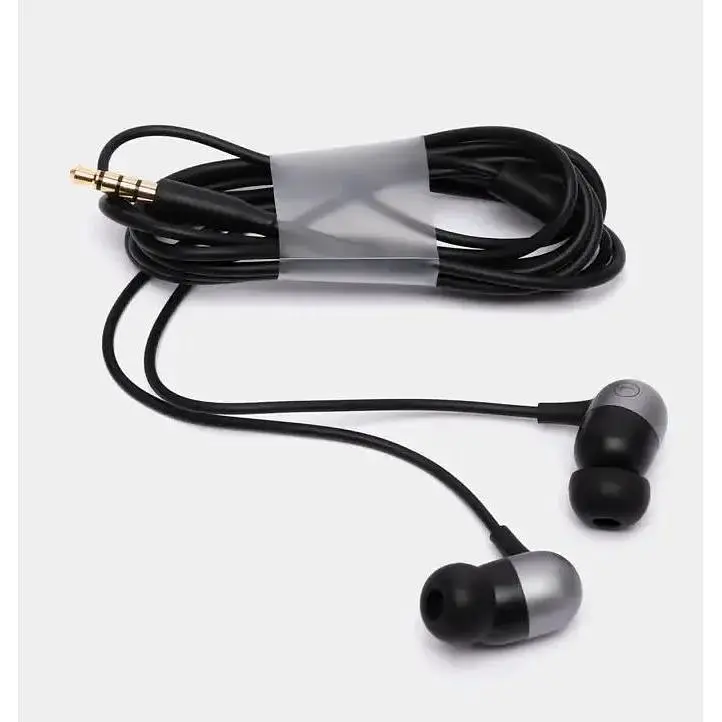 Наушники проводные Xiaomi Capsule Earphones с микрофоном серебристые - фото 2