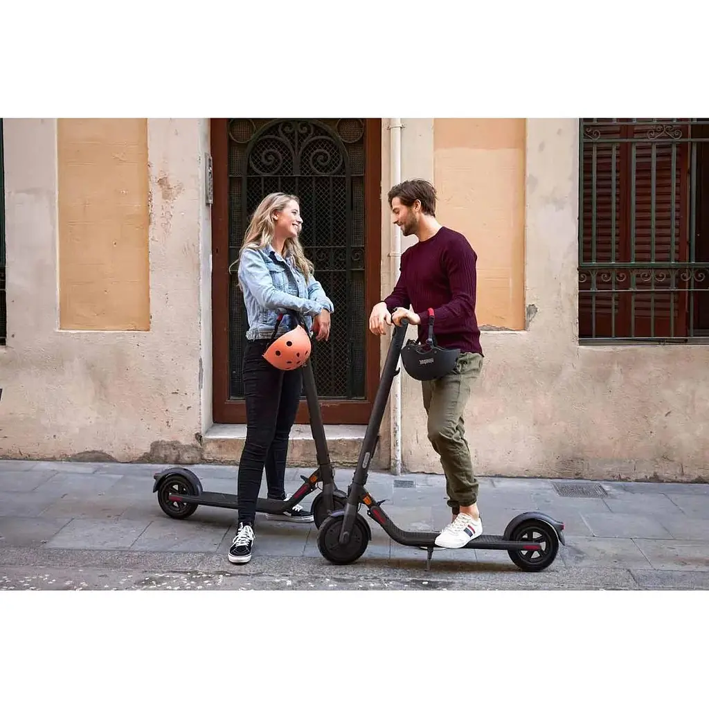 Электросамокат Xiaomi Ninebot KickScooter E22E черный - фото 5