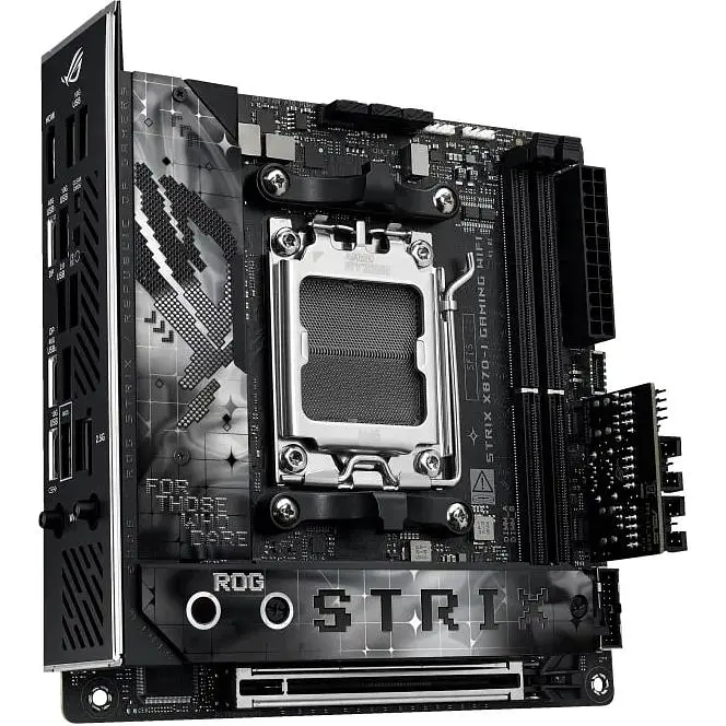 Материнська плата Asus Rog Strix X870-I Gaming WIFI sAM5 X870 2xDDR5 M.2 HDMI WiFi BT mITX - фото 6
