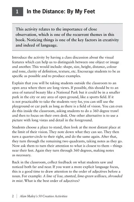 Alan Maley's 50 Creative Activities - фото 2