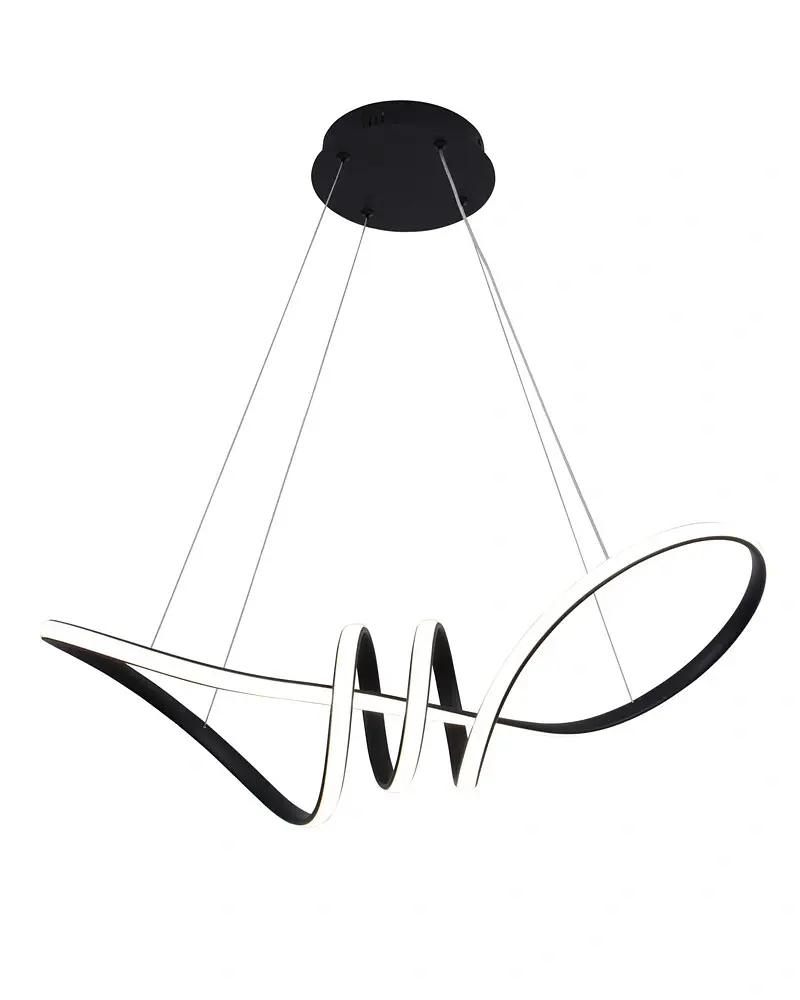 Подвесной светильник, люстра Goldlux 331847 Flavia XL LED 1x44W 4000K 5300Lm IP20 черный - фото 3