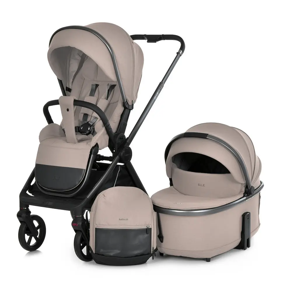 Коляска універсальна 2 в 1 ELLE ME 1221 Beige