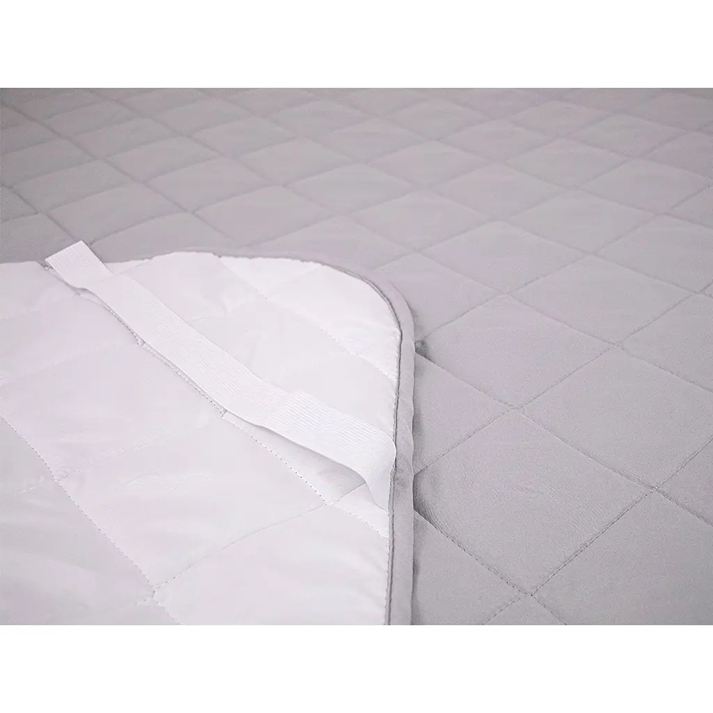Наматрасник Руно Grey White силиконовый на резинке 90х190 см (820.52СУ_Grey White) - фото 4