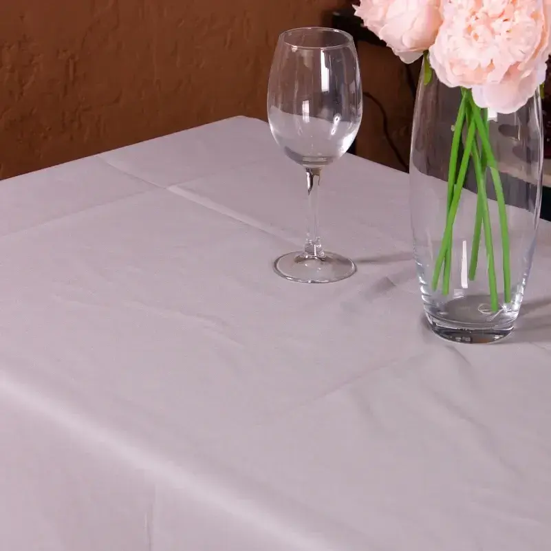 Скатертина MirSon №001 Light Gray Strong 130х100 см світло-сіра - фото 2