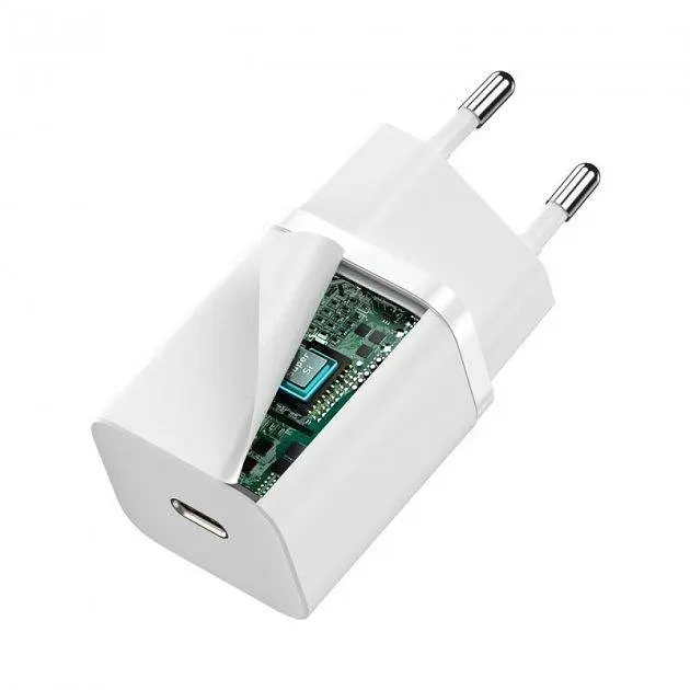Сетевое зарядное устройство для Baseus Super Si 1Type-C 30W CCSUP-J02 White - фото 3