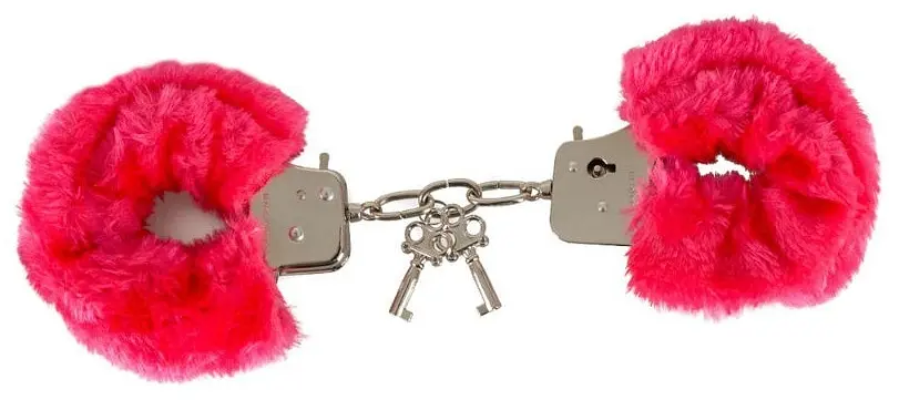 Наручники с мехом Love Cuffs Hand Schellen Red помогут испытать незабываемые оргазмы и ощущения Orion 42-05276610000 22400 - фото 3