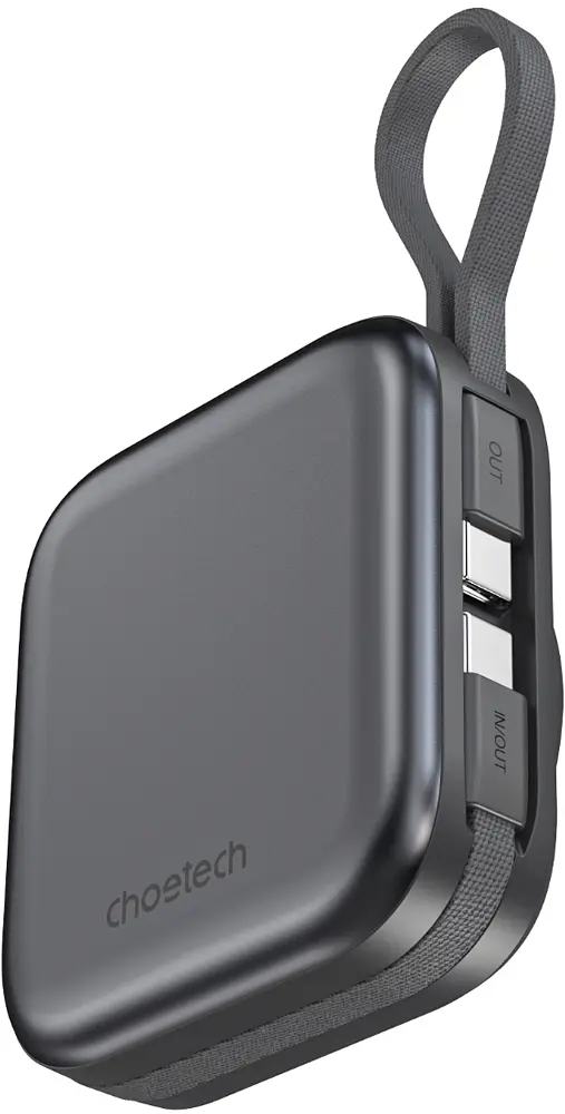 УМБ Choetech Magnetic Wireless 10000mAh 22,5W PD USB-A,USB-C,build USB-C,Apple Watch charger - фото 3