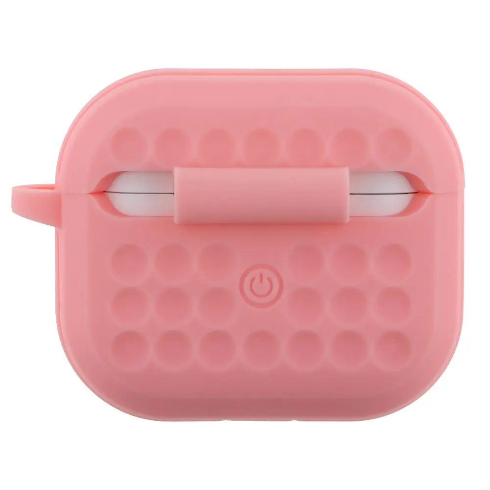 Футляр із карабіном Fashion Silicone Case Airpods 3 Pink (35264_3345618) - фото 5