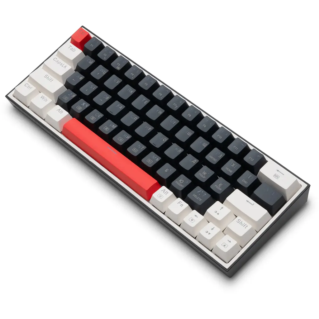 Клавіатура Thunderobot K63 RGB Red Switch USB UA Black (6932066313456) - фото 5