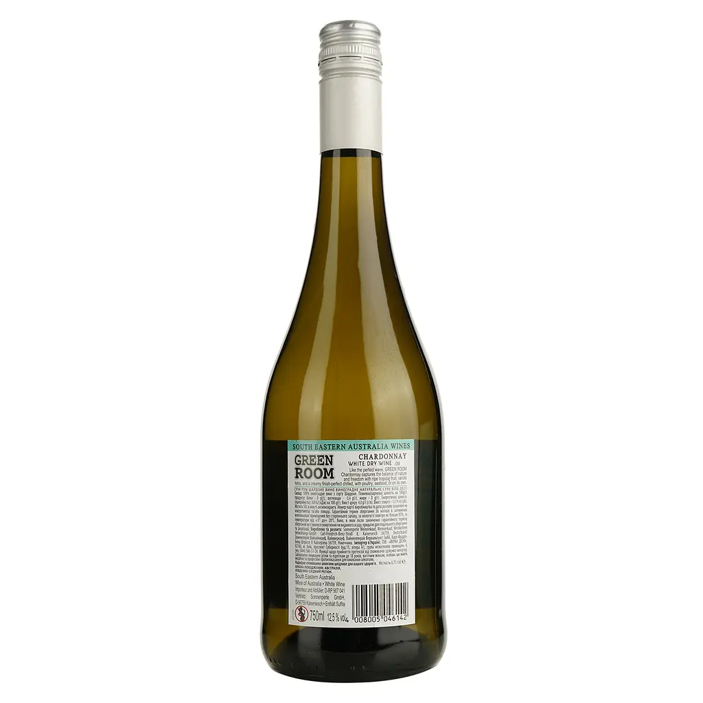 Вино Green Room Chardonnay біле сухе 0.75 л - фото 2