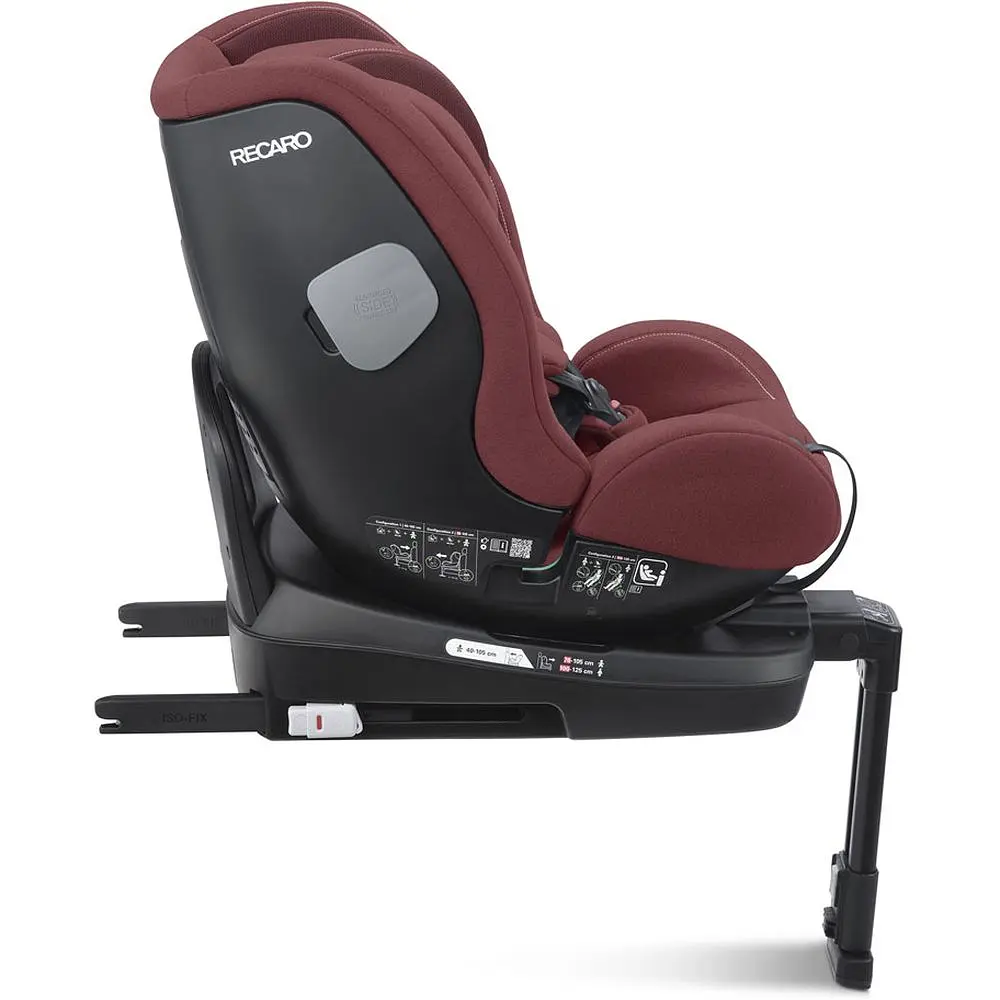 Автокресло Recaro Salia 125 Iron Red, бордовое (89047660050) - фото 9