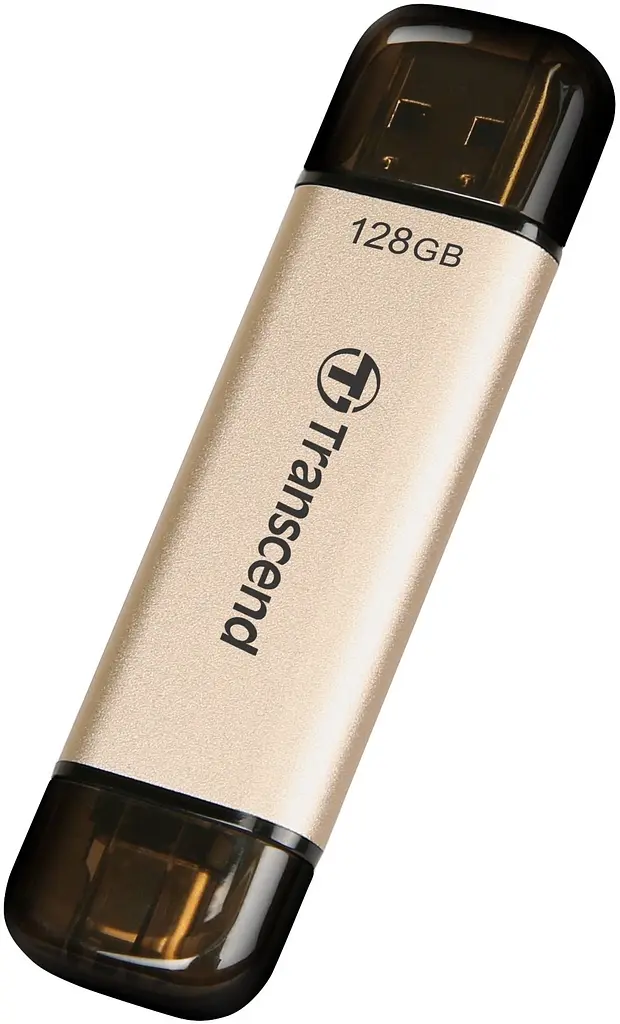 Накопитель 128GB USB 3.2 Type-A + Type-C JetFlash 930 R420/W400MB/s Черный Transcend teh0013382 - фото 4