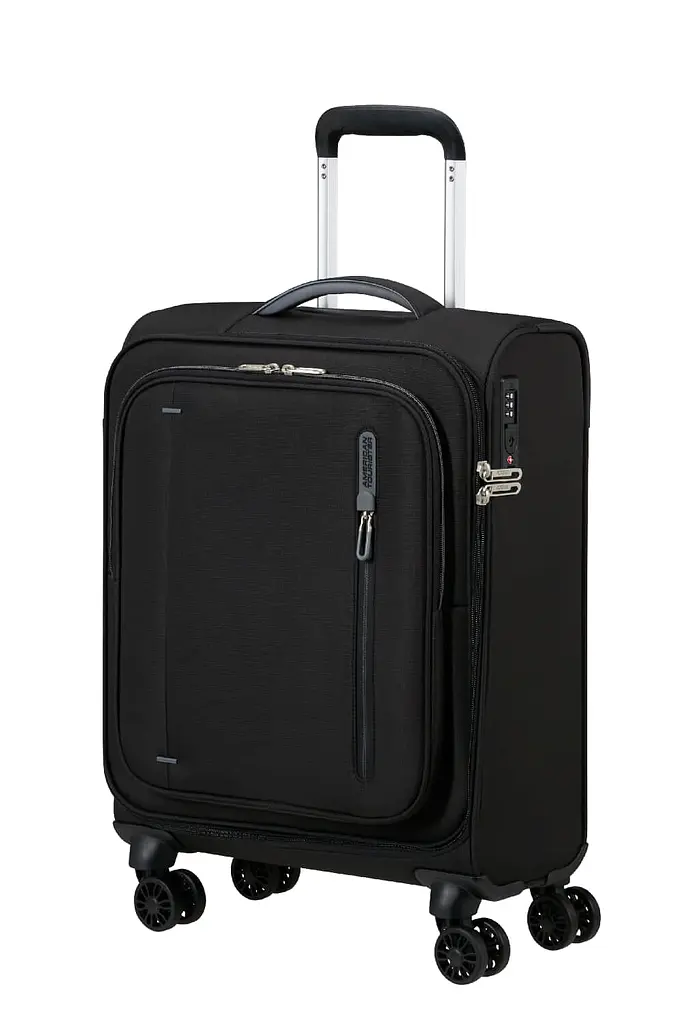Валіза 55 См American Tourister CLOUDRIDER JET BLACK 55x40x20 MJ4*09003 - фото 3