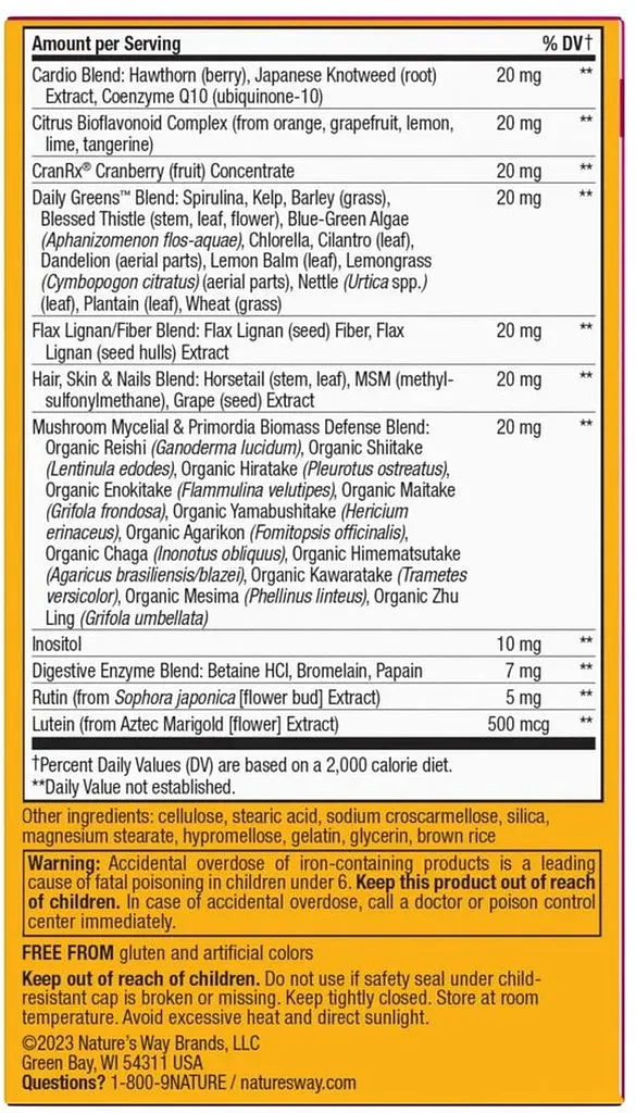 Вітаміни та мінерали Nature's Way Alive! Once Daily Women's Ultra Potency, 60 таблеток - фото 3