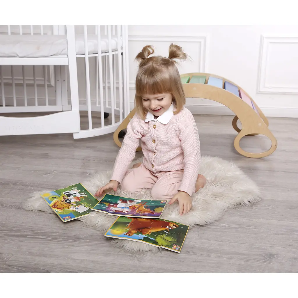 Мягкие беби пазлы Vladi Toys Малюк зможе А5 Песик 12 элементов (VT1103-92) - фото 3