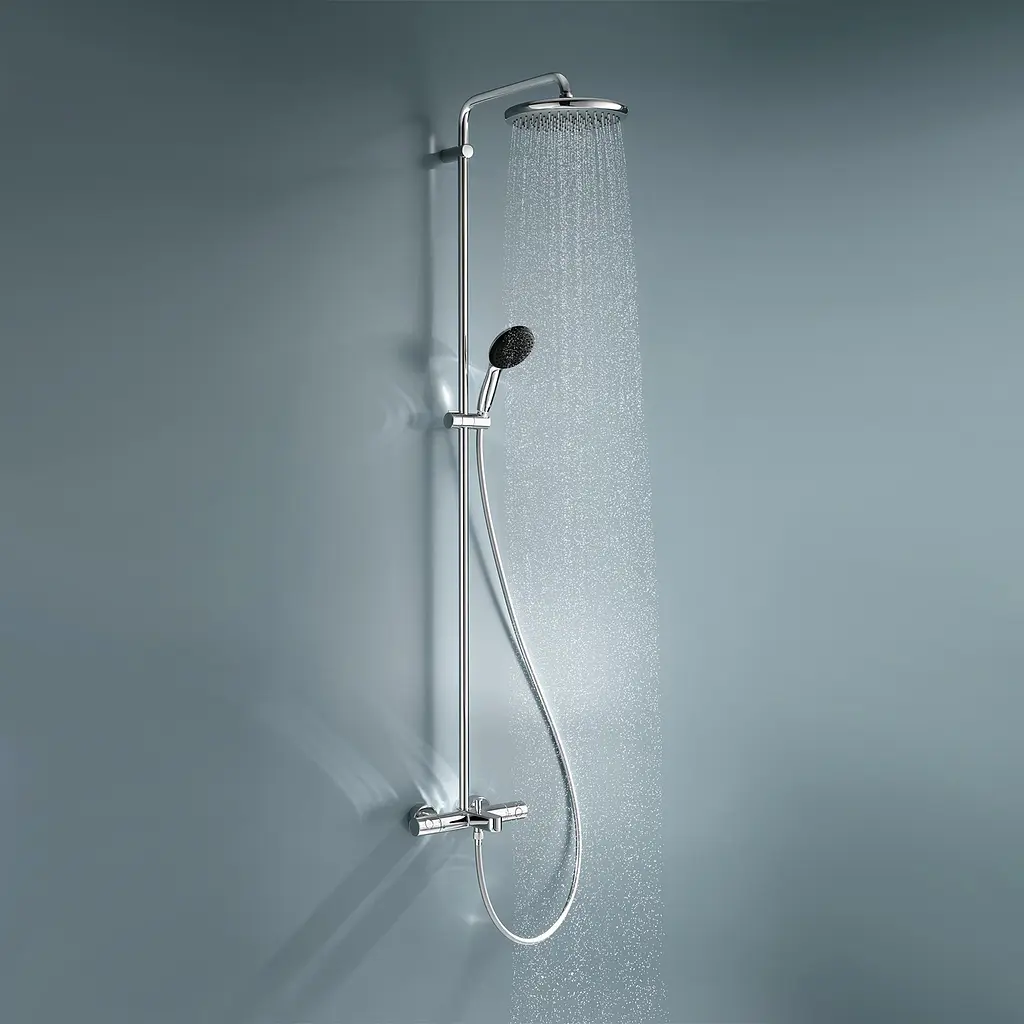 Душова система термостатична Grohe QuickFix Vitalio Start System 250 26988001, Хром - фото 10