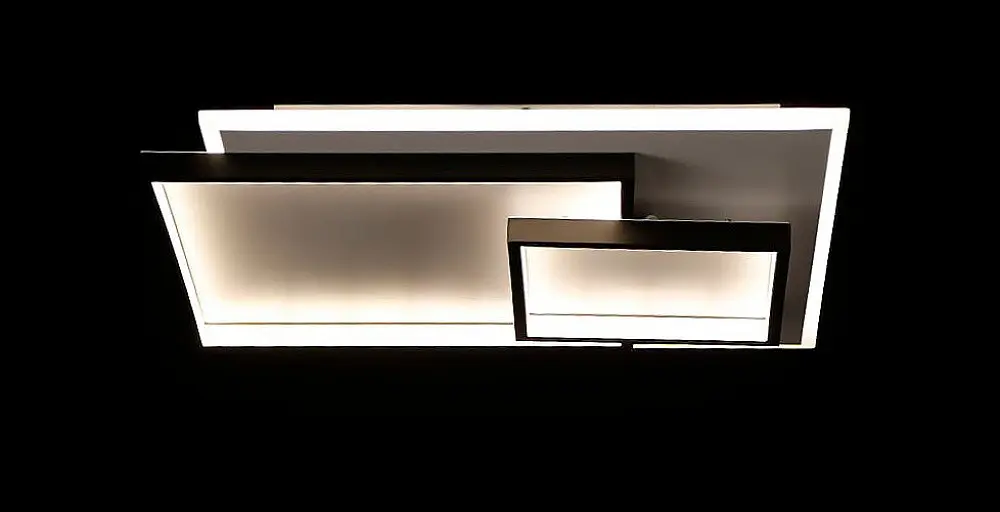 Люстра стельова LED Splendid Ray L2333/2+1, 3 лампи, чорнобіла, сучасний стиль для дому - фото 4