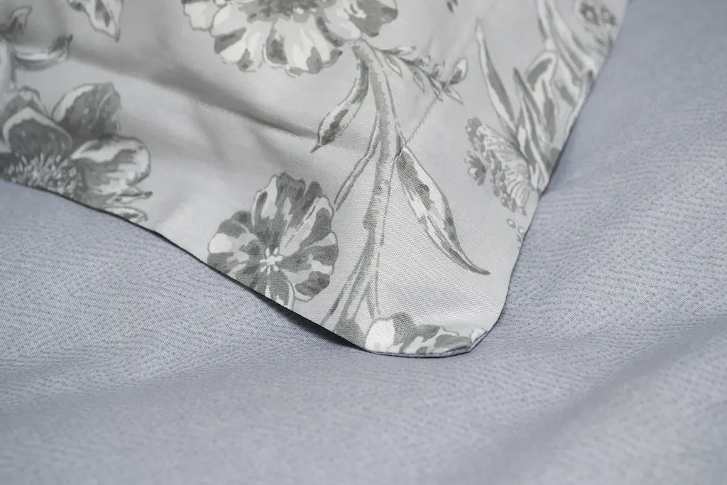 Постельное белье сатин Lotus Home - Wesiya серый семейный - фото 4
