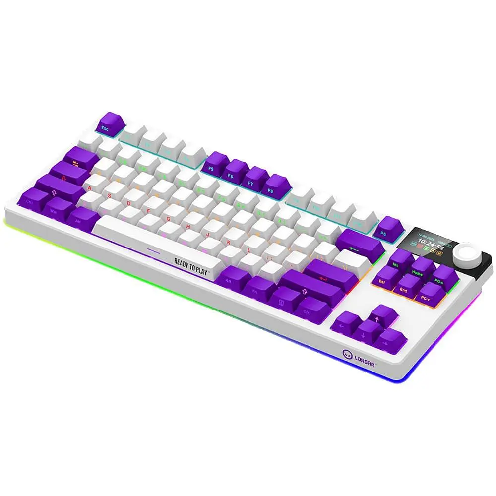 Клавиатура Lorgar KBP70TKLW Pro Wireless TKL EN/UA White (LRG-KBP70TKLW-WH-US) - фото 3