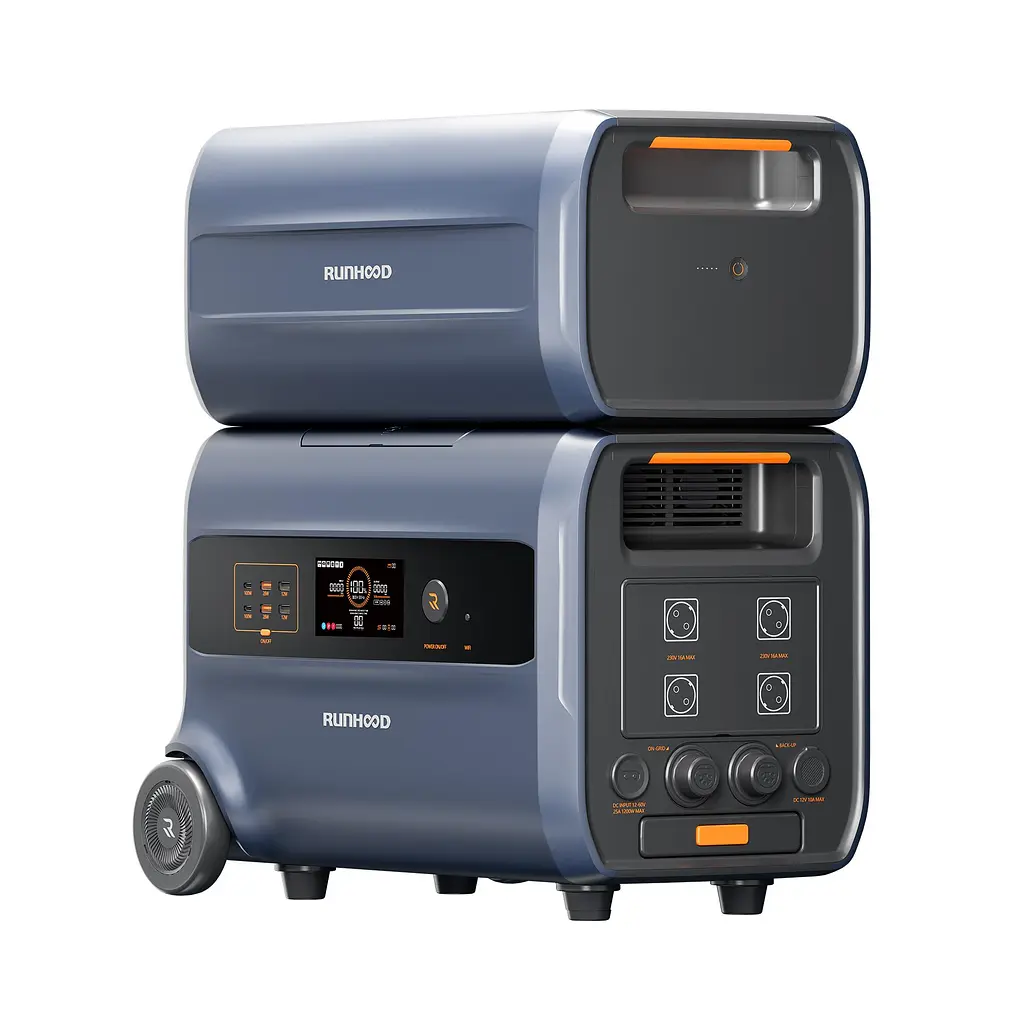 Портативна зарядна станція Runhood F-2400 LiFePO4, 2400 Вт/ч 2400 Вт (F2400) - фото 2